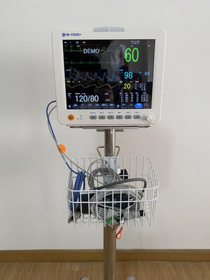 Metal Modern Design Patient Monitor Trolley with OEM Service for Hospital and Medical Use