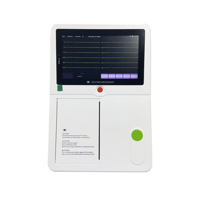 Portable Digital ECG Machine with 7 Inch Touch Screen and Thermal Roll Paper for Hospital Clinic