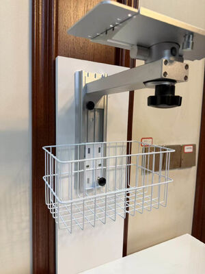 Height Adjustable Aluminum Alloy Patient Monitor Stand Wall Mount Bracket for Hospital Ward Use