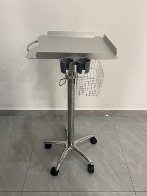 Mobile Monitor Cart Medical Trolley Stainless Steel Hospital Monitor Trolley for Sale