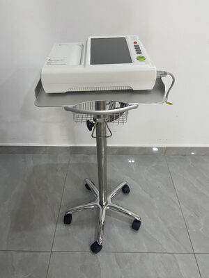 Mobile Monitor Cart Medical Trolley Stainless Steel Hospital Monitor Trolley for Sale