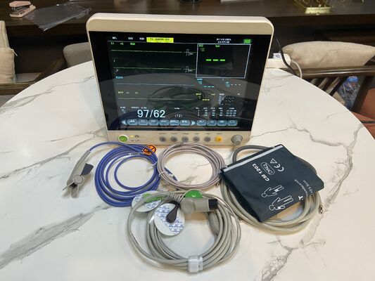 ECG 12.1 Inch Screen 6 Multi-parameter Patient Monitor Hospital Home Use ISO13485 Certified Class II Medical Equipment ICU
