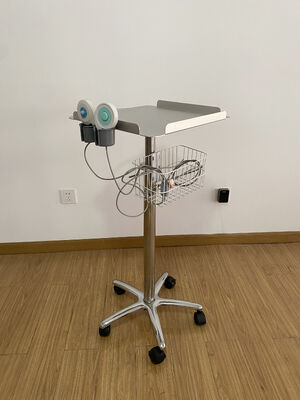 Mobile Portable Ultrasound Scanner Trolley with Metal Material and Modern Design for Hospital Use