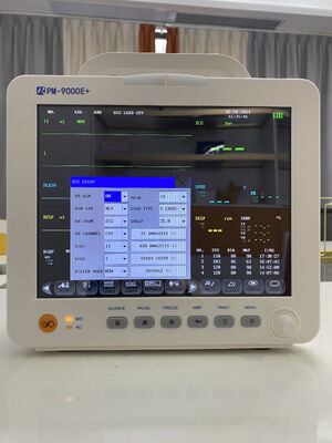 ISO Certified 12.1 Inch Color LCD Display Multi Parameter Patient Monitor with Trolley/Wall Bracket Mountable Options