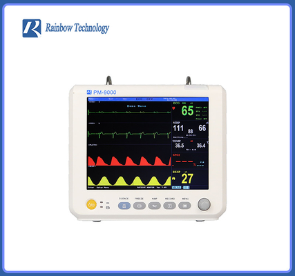 6 Parameter Portable Patient Monitor Color TFT LCD Display For Ambulance ICU