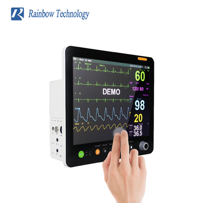 100VAC-240VAC Multi Parameter Vital Signs Monitor Touch Screen Patient Care Monitor