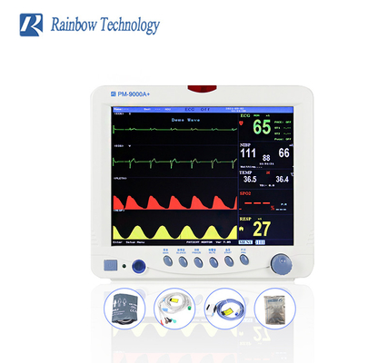 Hospital 12.1'' Color Display Portable Vital Signs Monitor Multiparametric Patient Monitor