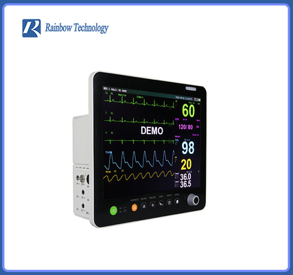 Pathological Analysis ccu/ Icu Bedside Monitor Touch Screen 15inch