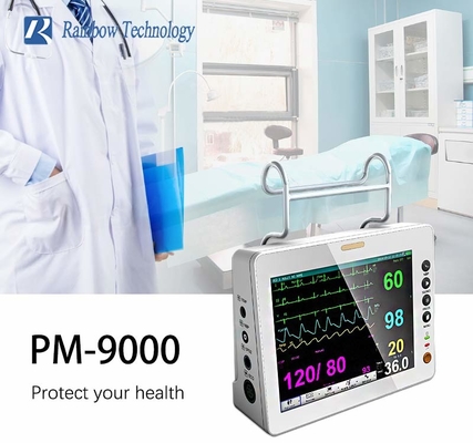 8 Inch Display Size Parameter Patient Monitor With AC/DC/Battery Power Supply