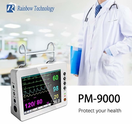 8 Inch Multiparameter Patient Monitoring System with SPO2 and RESP