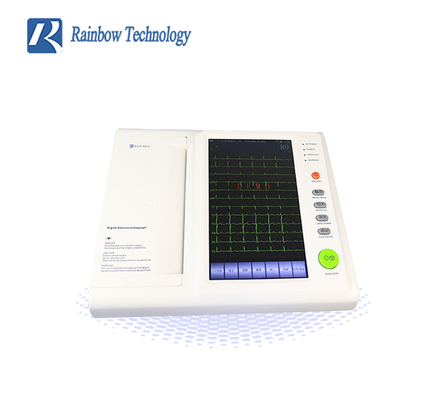 Hospital Electrocardiograph 12 Channel ECG Machine 12 Lead Digital