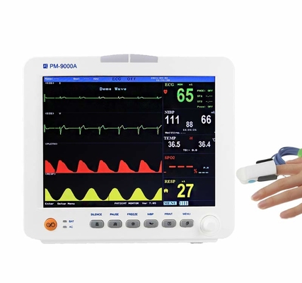 Small 8 Inch Multiparameter Patient Monitor For Hospital CUU ICU Vital Signs Monitor