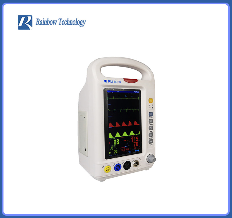 Small Size Multi Parameter Patient Monitor ECG Monitoring Portable ...