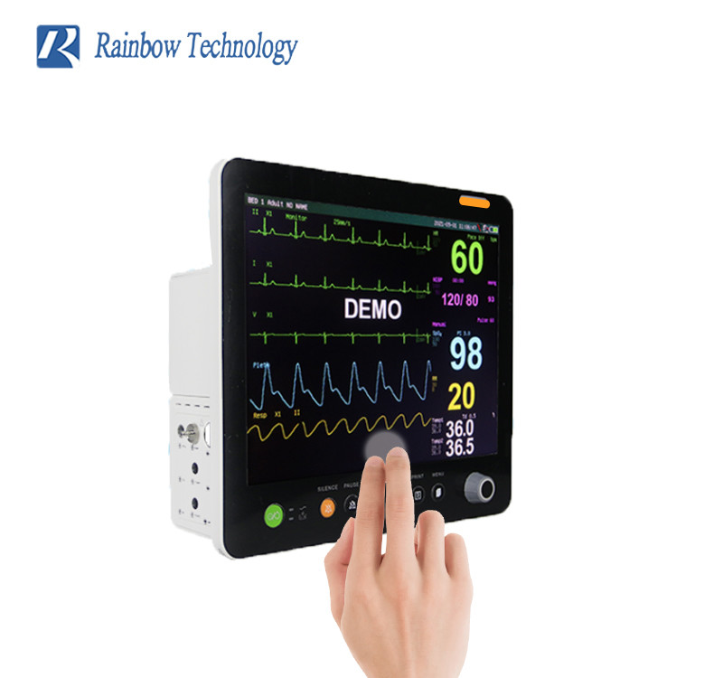 ISO13485 patient Multi Para Monitor 15 Inch Large Screen High Capacity