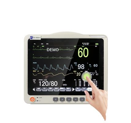 Multi Parameter Patient Monitor with Electric Power Source Built-in Battery and Three-Level Intelligent Alarm