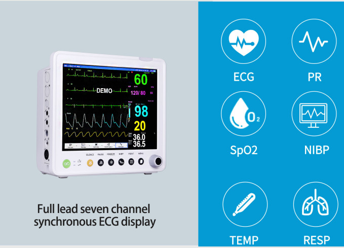 PM-9000A Patient Monitor For Emergency Clinics 6 Parameters With ...