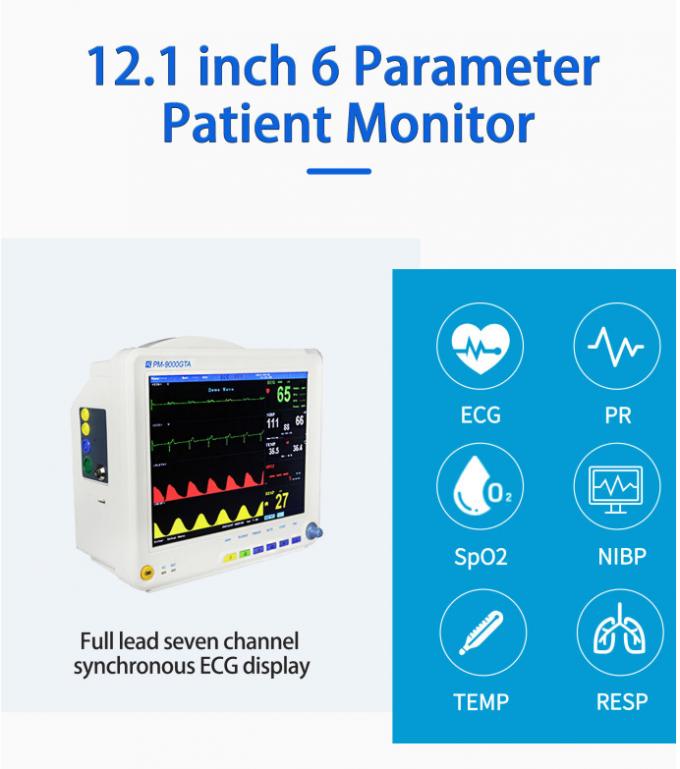 PM-9000GTA Patient Monitor For Emergency Clinics 6 Parameters With ...